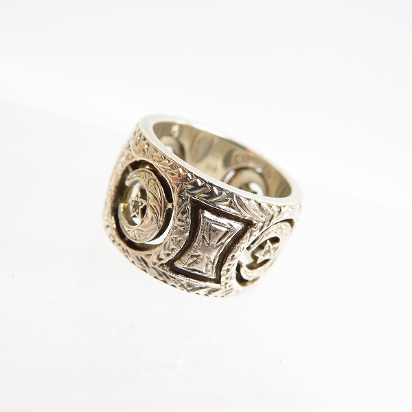 実際に弊社で買取させて頂いたLoree Rodkin/ローリーロドキン ハーフムーンバンドリング/10号