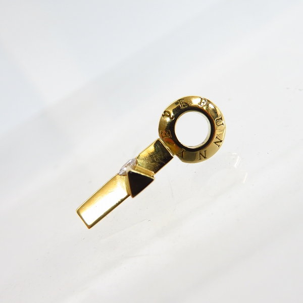 実際に弊社で買取させて頂いた【ギャラ付き】EYEFUNNY/アイファニー 18KYG ダイヤモンド チビS クロス チャーム HC015の画像 3枚目