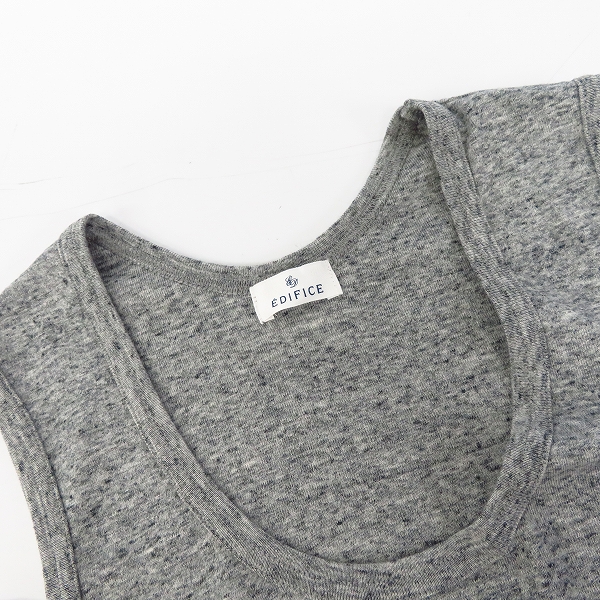 実際に弊社で買取させて頂いたEDIFICE/エディフィス 霜降り タンクトップ 48/2点セットの画像 5枚目