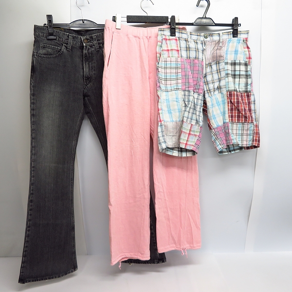 実際に弊社で買取させて頂いた【おまとめ/6点】ハリウッドランチマーケット/ブルーブルー デニムパンツ/カットソー/ハーフパンツ/パーカーの画像 2枚目
