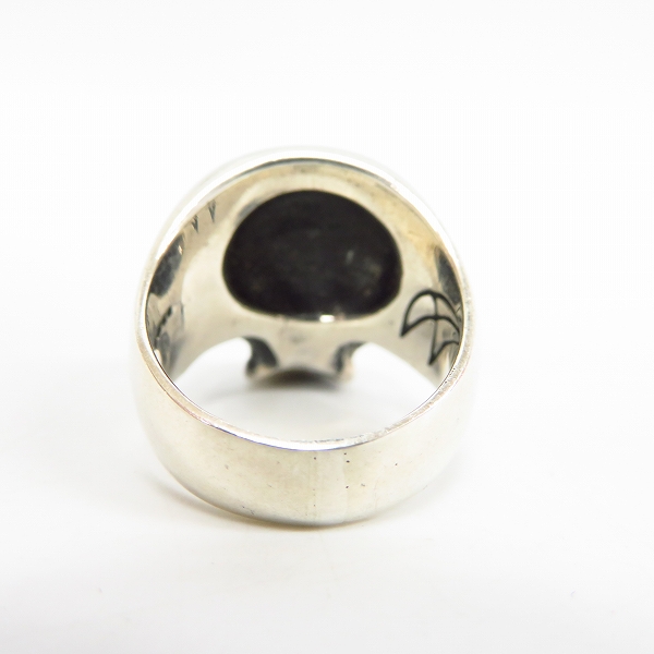 実際に弊社で買取させて頂いたCRAZY PIG/クレイジーピッグ スモール エビル スカルリング 16号の画像 3枚目