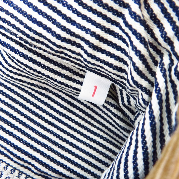 実際に弊社で買取させて頂いたBLUE BLUE/ブルーブルー ストライプ ワークシャツ/長袖シャツ 1/2/3点セットの画像 3枚目