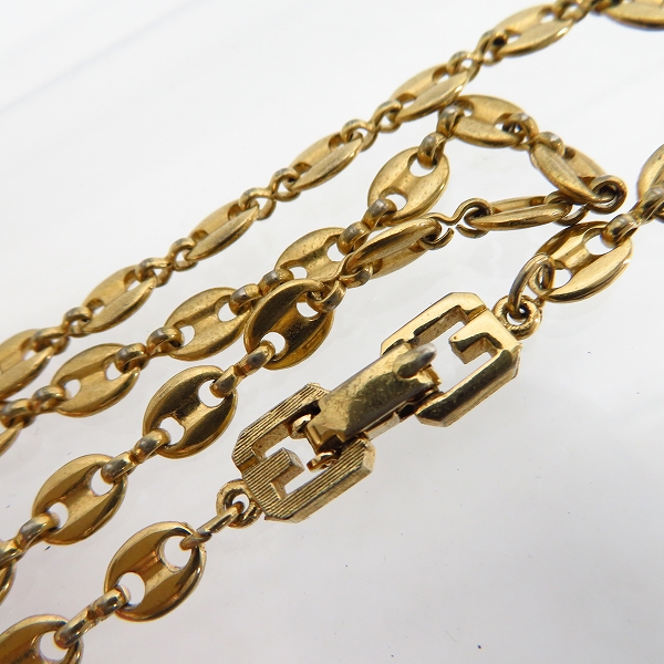 実際に弊社で買取させて頂いたGIVENCHY/ジバンシイ ゴールドカラー ネックレスチェーン