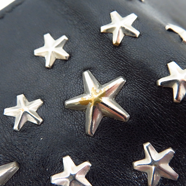 実際に弊社で買取させて頂いたJIMMY CHOO/ジミーチュウ スタースタッズ レザーキーケースの画像 8枚目