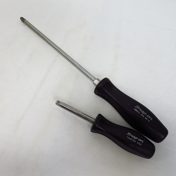 実際に弊社で買取させて頂いたSNAP-ON/スナップオン スクエアハンドル ドライバー TM4CSA/N6943  2点セットの画像 0枚目