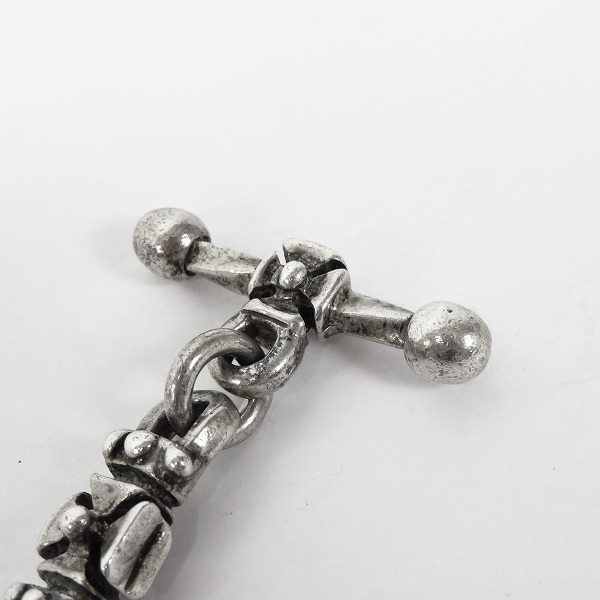 実際に弊社で買取させて頂いたTRAVIS WALKER/トラヴィスワーカー クロスリンクブレスレットｗ/Tバーの画像 1枚目