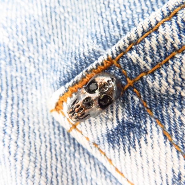 実際に弊社で買取させて頂いたIF SIX WAS NINE/イフシックスワズナイン ハーフ デニムパンツ MUD MAX BEAR/1/2/351DK/30の画像 4枚目