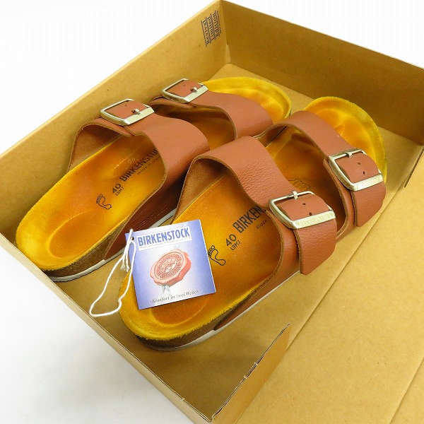 実際に弊社で買取させて頂いたBIRKENSTOCK/ビルケンシュトック レザーサンダル/40の画像 8枚目