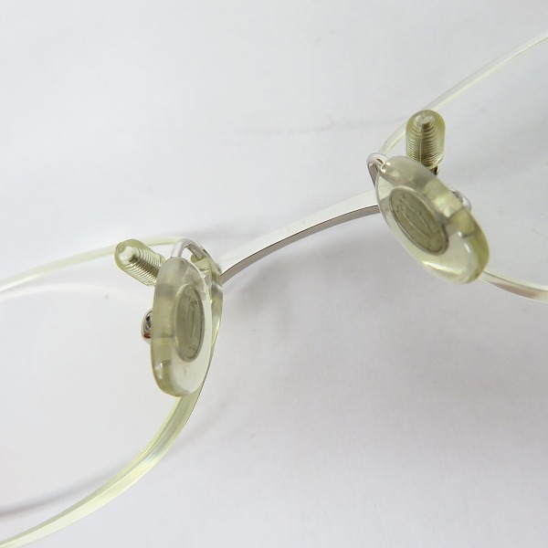 実際に弊社で買取させて頂いたCartier/カルティエ フチ無し/ツーポイント メガネフレーム/アイウェア フランス製の画像 2枚目