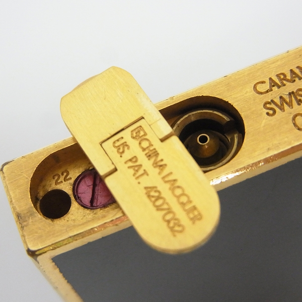 実際に弊社で買取させて頂いたCARAN d'ACHE/カランダッシュ ガスライター ブラック×ゴールドの画像 3枚目