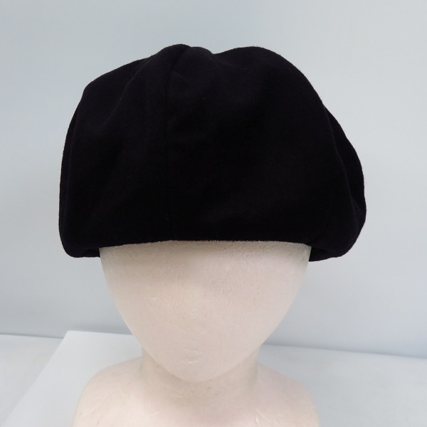 実際に弊社で買取させて頂いたCA4LA/カシラ JUN01792 ウール/カシミヤ混 ベレー型帽子の画像 1枚目
