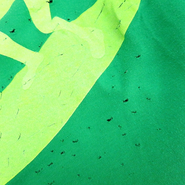 実際に弊社で買取させて頂いた【JPタグ】Lucien pellat-finet/ルシアンペラフィネ プリント ダメージ加工 カットソー/Tシャツ Size：Sの画像 7枚目