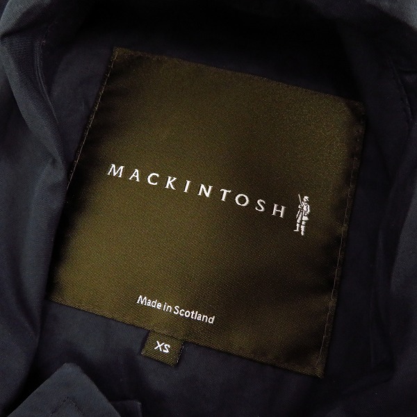 実際に弊社で買取させて頂いたMACKINTOSH/マッキントッシュ 英国製 コットン ステンカラー コート/XSの画像 2枚目