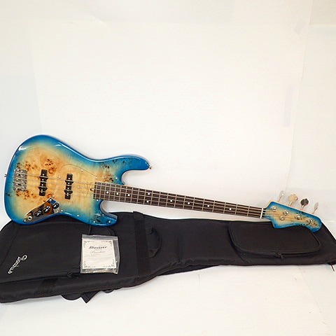 実際に弊社で買取させて頂いた★Bacchus/バッカス WL-434 BP BL-B WOODLINE ジャズベースタイプ エレキベース ソフトケース