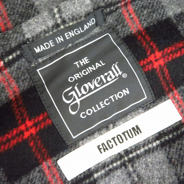実際に弊社で買取させて頂いたGloverall×FACTOTUM/グローバーオール×ファクトタム 英国製 ダッフルコート/Lの画像 3枚目