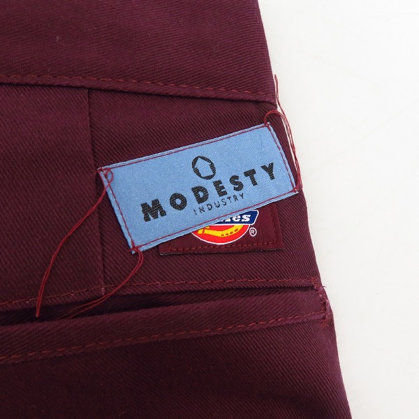 実際に弊社で買取させて頂いたDickies×MODESTY INDUSTRY/ディッキーズ×モデスティインダストリー ワークパンツ/31の画像 2枚目