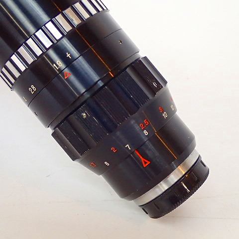 実際に弊社で買取させて頂いた【動作未確認】COSMICAR/コズミカ TELEVISION LENS 75mm 1:1.9 テレビションレンズ 単焦点レンズ シネカメラ の画像 5枚目