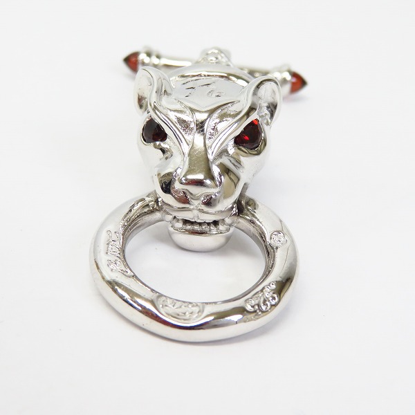 実際に弊社で買取させて頂いたBWL/ビルウォールレザー パンサー ペンダント トップ/Tバー ルビーパヴェ の画像 1枚目