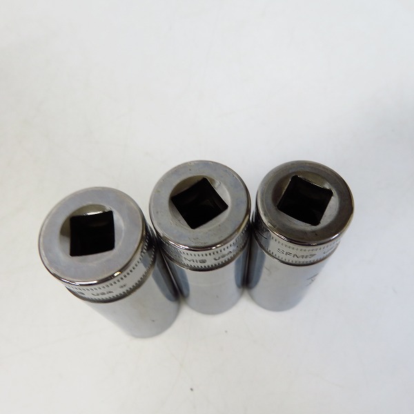 実際に弊社で買取させて頂いたSNAP-ON/スナップオン 3/8 ディープソケット/SFM9-SFM19 11点セットの画像 4枚目