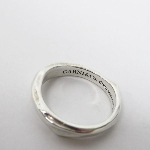 実際に弊社で買取させて頂いたGARNI＆co/ガルニ シルバー リング 15号の画像 3枚目