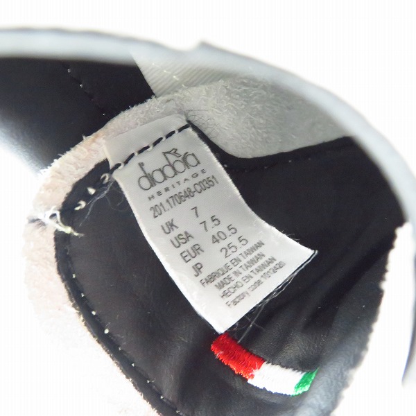 実際に弊社で買取させて頂いたDIADORA/ディアドラ B.ELITE STARS/スニーカー/201.170648/25.5の画像 5枚目