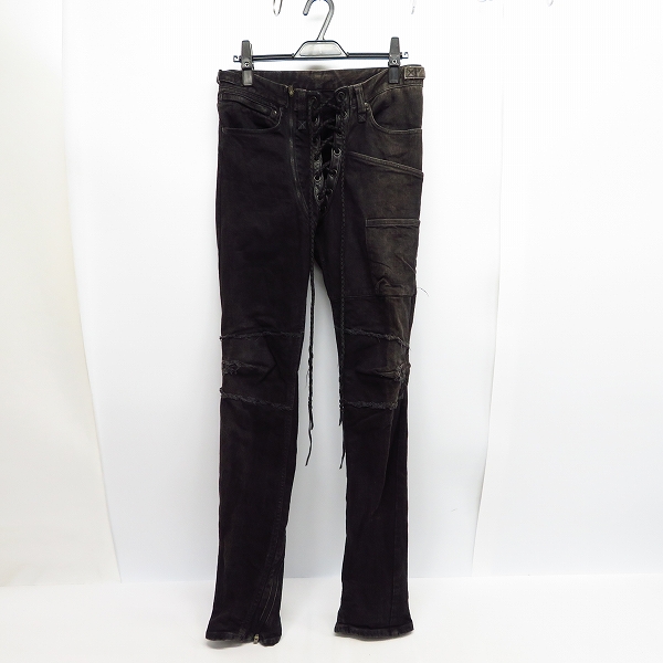実際に弊社で買取させて頂いたIF SIX WAS NINE/イフシックスワズナイン レースアップデニムパンツ SBCM-9 009F/31