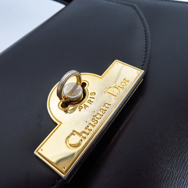 実際に弊社で買取させて頂いたChristian Dior クリスチャンディオール レザー ハンドバッグの画像 5枚目