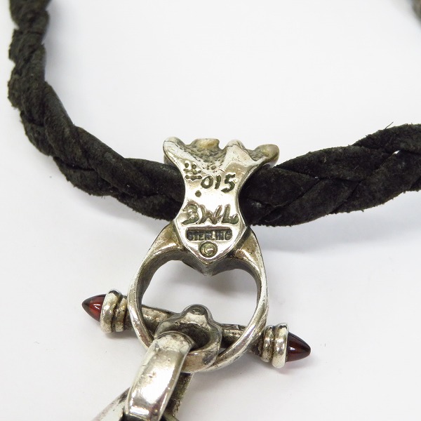 実際に弊社で買取させて頂いたBWL/ビルウォールレザー マリブクロス ペンダントｗ/Tバー&ミュージシャンレザーネックレス ネックレスの画像 4枚目