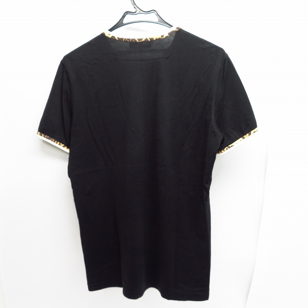 実際に弊社で買取させて頂いたGIVENCHY/ジバンシィ 11SS 部分レオパード カットソー/Tシャツ/Mの画像 1枚目