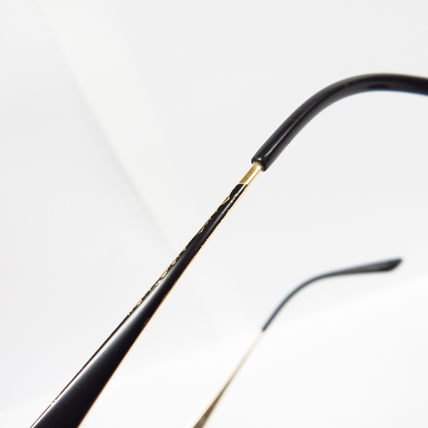 実際に弊社で買取させて頂いたBVLGARI/ブルガリ アイウェア/メガネフレーム 度入り 482の画像 6枚目