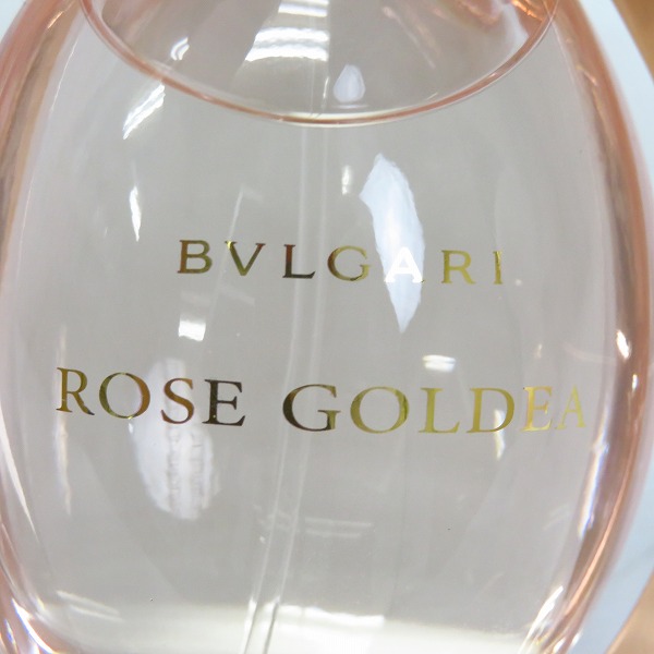 実際に弊社で買取させて頂いたBVLGARI/ブルガリ ROSE GOLDEA EDP/ローズ ゴルデア オードゥ パルファム 香水 50mlの画像 3枚目