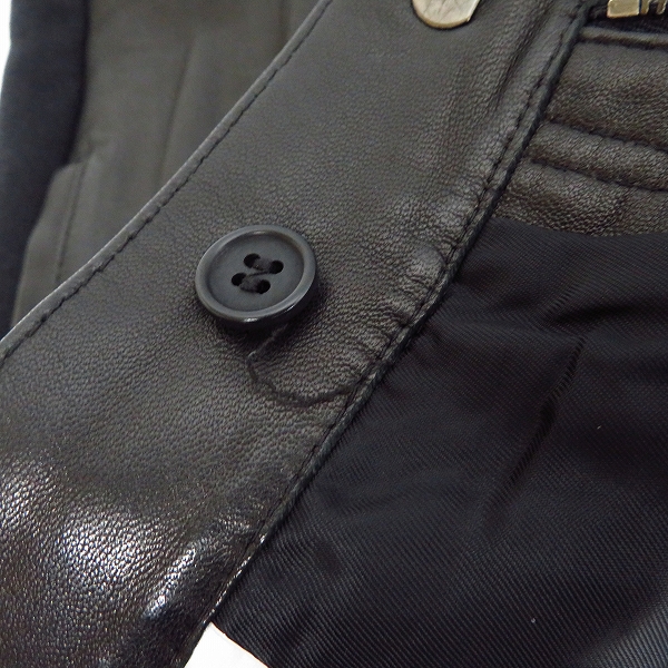 実際に弊社で買取させて頂いたGIVENCHY/ジバンシィ 13SS レザー切替 ハーフパンツ/Mの画像 8枚目