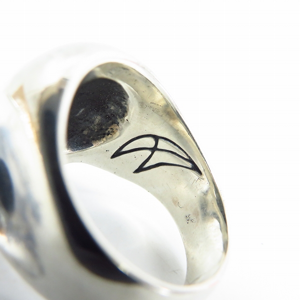 実際に弊社で買取させて頂いたCRAZY PIG/クレイジーピッグ スモール エビル スカルリング 16号の画像 6枚目