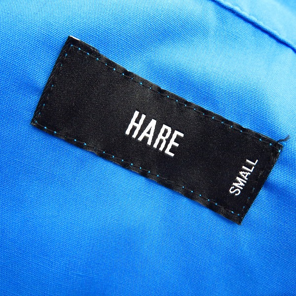 実際に弊社で買取させて頂いたHARE/ハレ ジップデザイン ビックシルエットシャツ Sの画像 2枚目