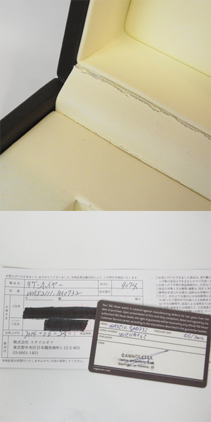 実際に弊社で買取させて頂いた【ギャラ付】TAG HEUER/タグホイヤー CARRERA/カレラ CALIBRE6/キャリバー6 自動巻 WAS2111.BA0732 替えベルト付の画像 8枚目