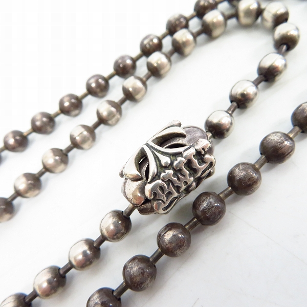 実際に弊社で買取させて頂いたBWL/ビルウォールレザー 5.5mm ラージボールチェーン 23インチ