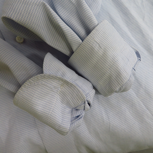 実際に弊社で買取させて頂いたBORRELLI×BARNEYS NEWYORK/ボレッリ×バーニーズニューヨーク 長袖シャツ/39の画像 8枚目