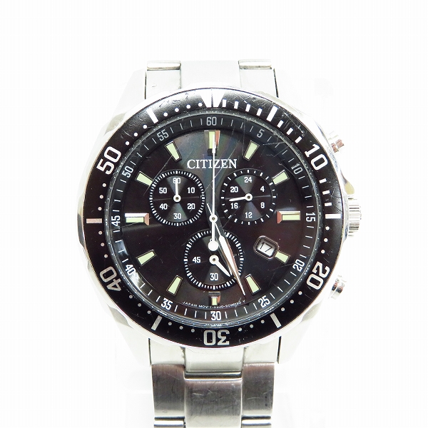 実際に弊社で買取させて頂いたCITIZEN/シチズン エコドライブ クロノグラフ H500-S064538の画像 1枚目