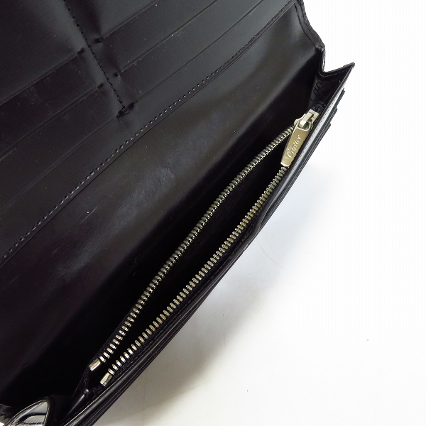 実際に弊社で買取させて頂いたCartier/カルティエ Batch:FR00 INTERNATIONAL WALLET WITH ZIP PASHA レザー 二つ折り 長財布 L3000440の画像 4枚目