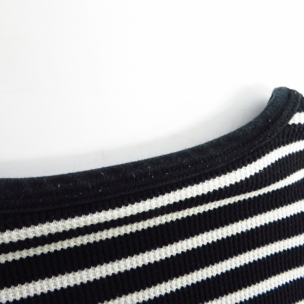 実際に弊社で買取させて頂いたGOODENOUGH/グッドイナフ ボーダー柄 リバーシブル ロングスリーブ/長袖 カットソー 2点セットの画像 7枚目