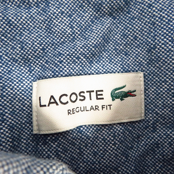 実際に弊社で買取させて頂いたLACOSTE/ラコステ ヘビーウェイト 長袖シャツ 4の画像 2枚目