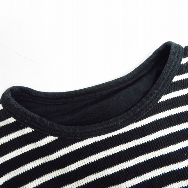 実際に弊社で買取させて頂いたGOODENOUGH/グッドイナフ ボーダー柄 リバーシブル ロングスリーブ/長袖 カットソー 2点セットの画像 8枚目