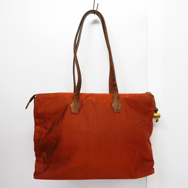 実際に弊社で買取させて頂いたBALLY/バリー パイソン柄 トートバッグの画像 1枚目