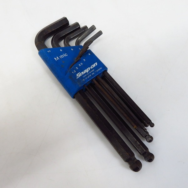 実際に弊社で買取させて頂いたSNAP-ON/スナップオン L型 ボールヘックスレンチセット BHM9A 9本セットの画像 0枚目