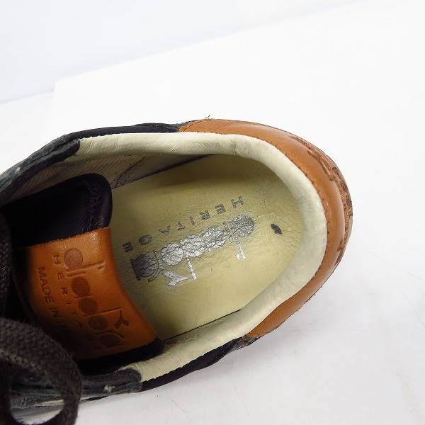 実際に弊社で買取させて頂いたDiadora Heritage/ディアドラ ヘリテージ TRIDENT 90 NYL シューズ/スニーカー 161303C/26の画像 4枚目