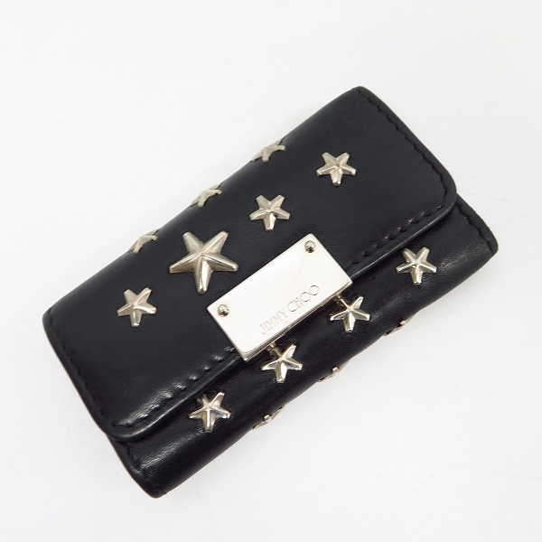 実際に弊社で買取させて頂いたJIMMY CHOO/ジミーチュウ スタースタッズ レザーキーケース