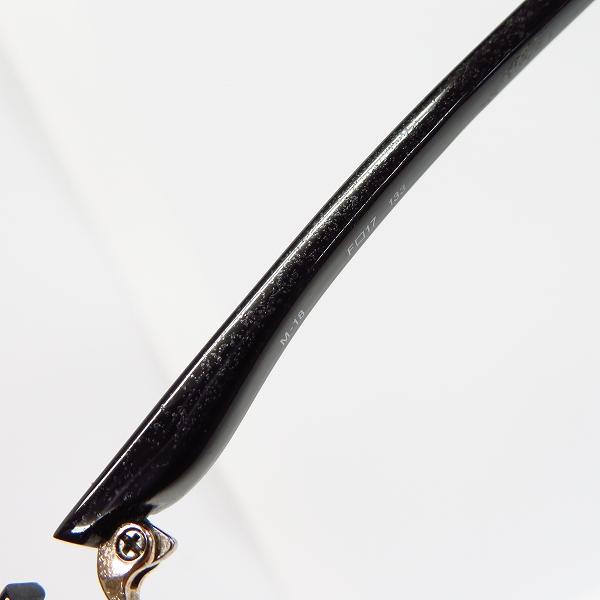 実際に弊社で買取させて頂いた999.9/フォーナインズ コンビネーション 眼鏡/メガネフレーム M-18 133の画像 8枚目