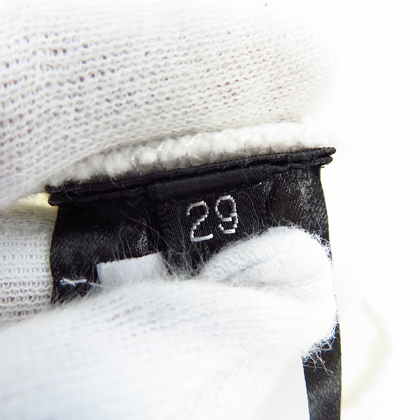 実際に弊社で買取させて頂いたBALMAIN/バルマン 裾ボタンジョッパーズデニムパンツ ホワイト S4HT539C273 29の画像 4枚目