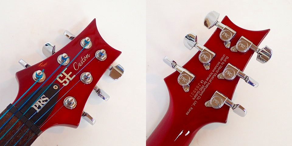 実際に弊社で買取させて頂いた★Paul Reed Smith/ポールリードスミス SE Custom 24 エレキギター ケース付きの画像 3枚目