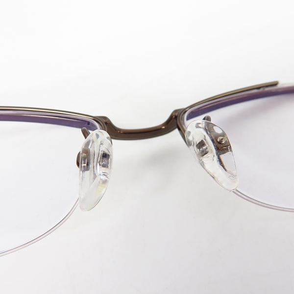 実際に弊社で買取させて頂いた999.9/フォーナインズ コンビネーション 度入り/眼鏡/メガネフレーム S-670Tの画像 3枚目